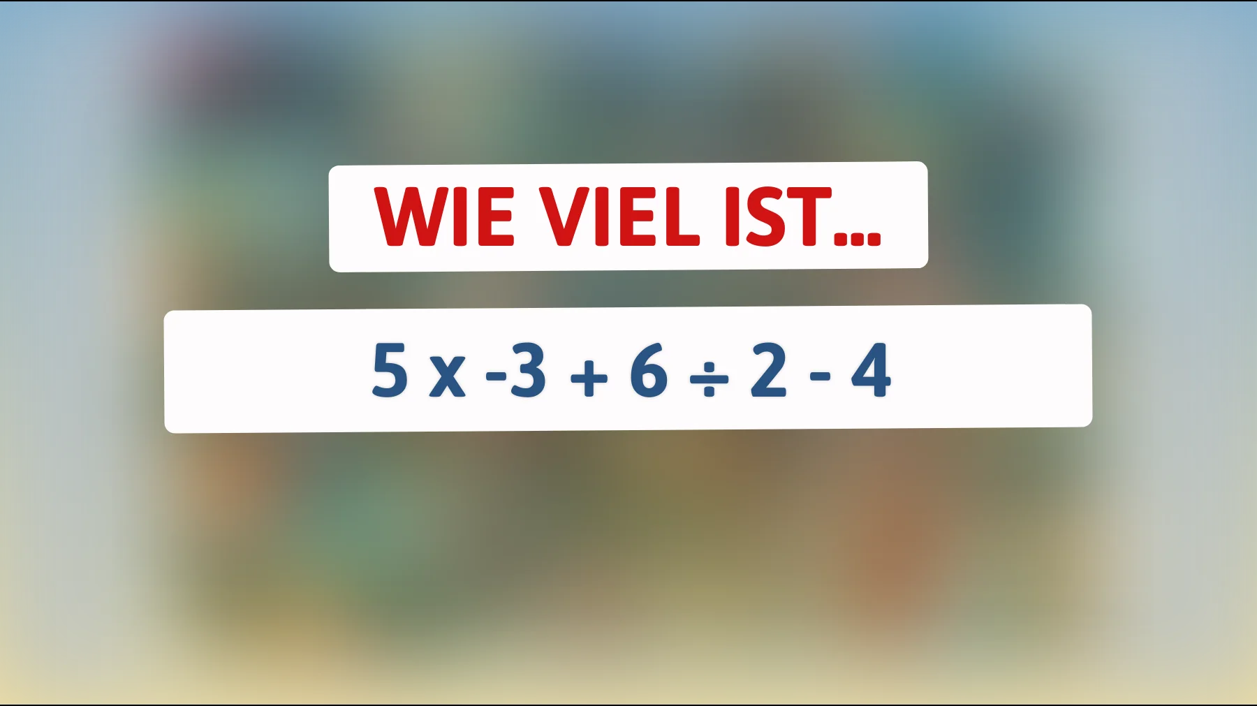 Dieses knifflige Rätsel ist nur für die klügsten Köpfe – können Sie es lösen?"