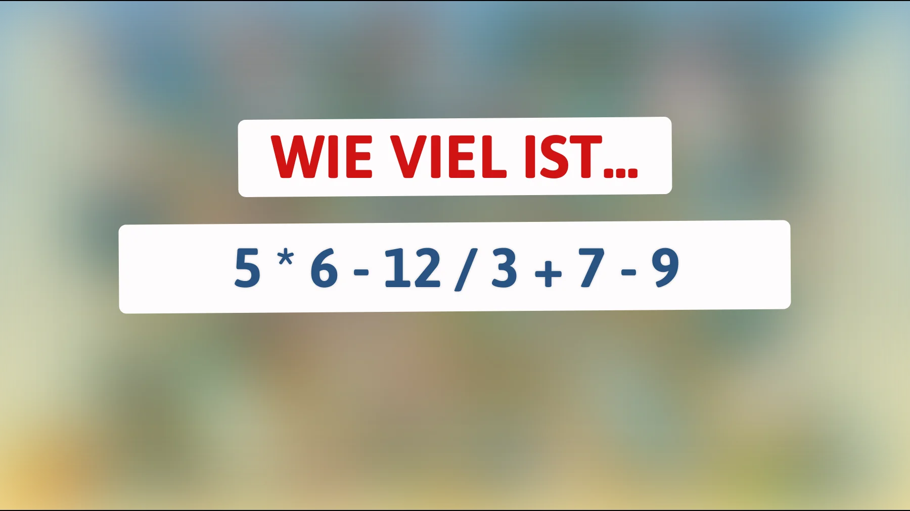 Entlarve die Geheimformel: Nur 1% der Menschen können diese einfache Mathe-Herausforderung lösen!"