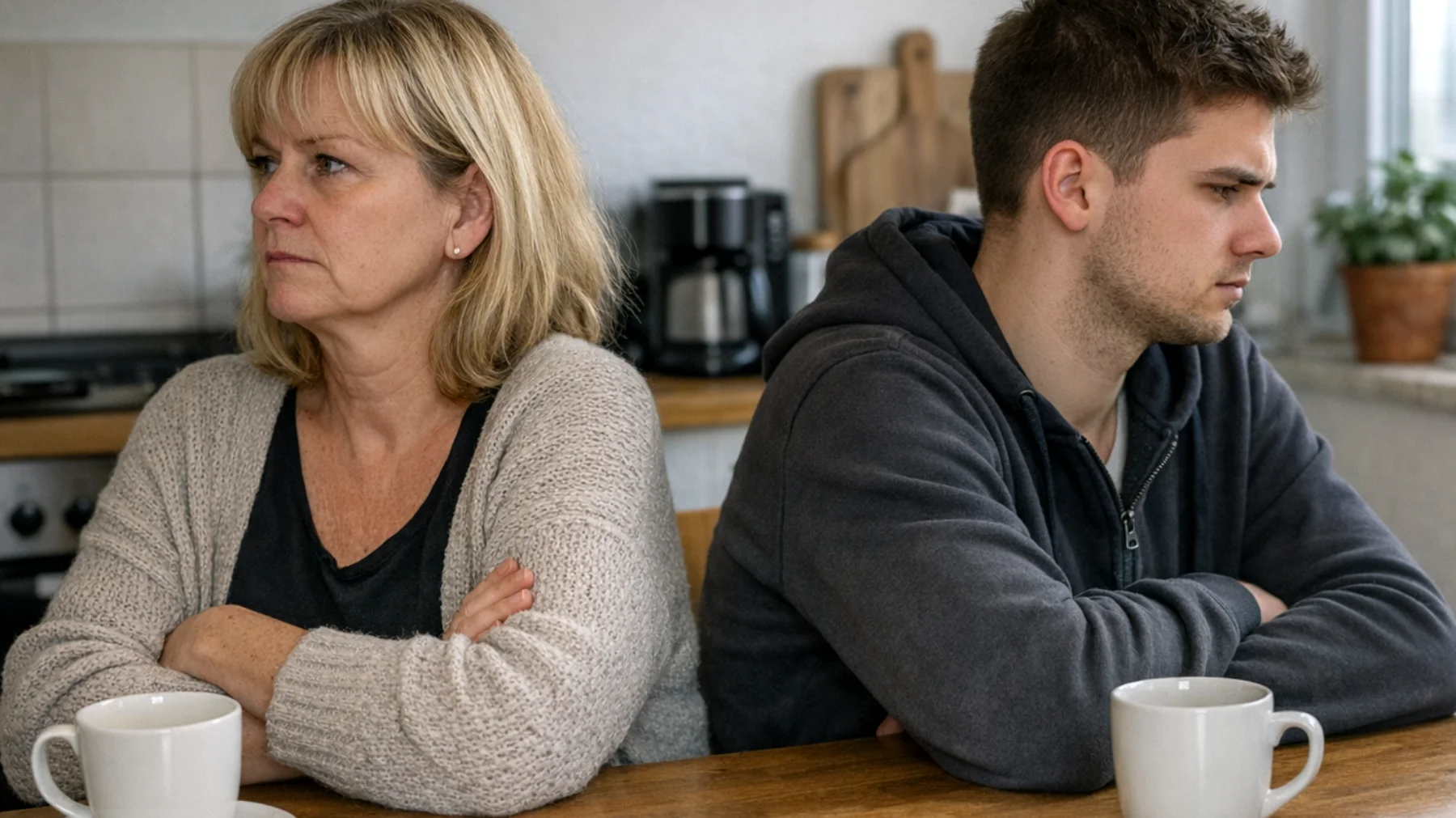 Eine Mutter hat zunehmend Schwierigkeiten, eine offene und ehrliche Kommunikation mit ihrem jungen Erwachsenen Kind aufrechtzuerhalten. Gespräche enden oft in Schweigen oder Missverständnissen. Die Mutter hat das Gefühl, dass ihr Kind sich verschließt und wichtige Dinge nicht mehr mit ihr teilt, während das Kind das Gefühl hat, nicht wirklich gehört oder verstanden zu werden."