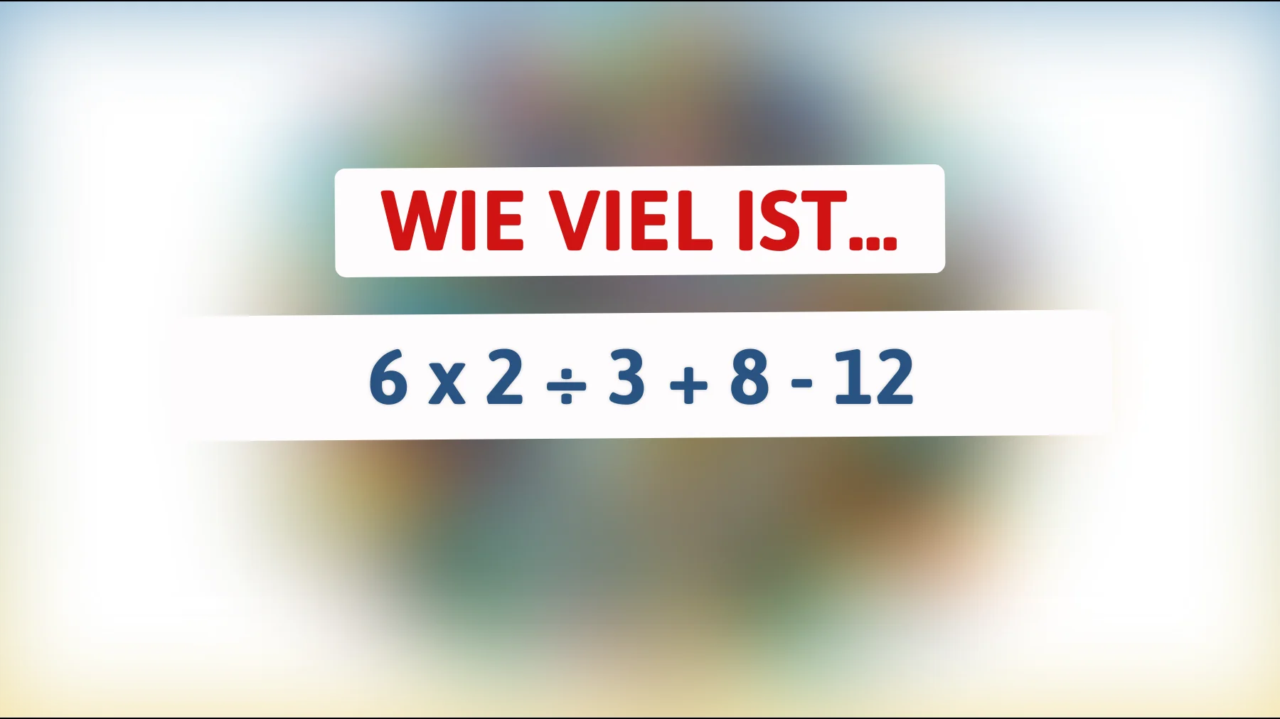 Nur 1 % der Menschen können dieses mathematische Rätsel sofort lösen: Bist du dabei?"