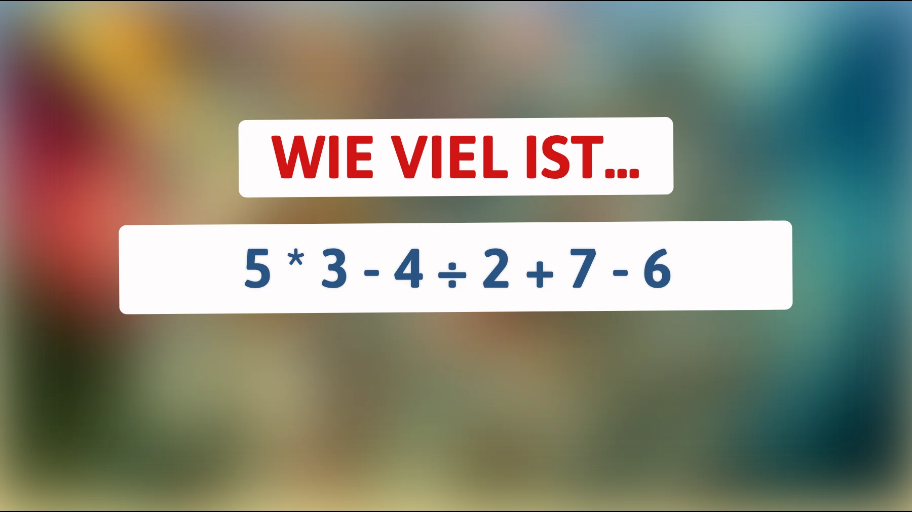 Nur 1% der Menschen können dieses Mathe-Rätsel lösen: Schaffst du es?"