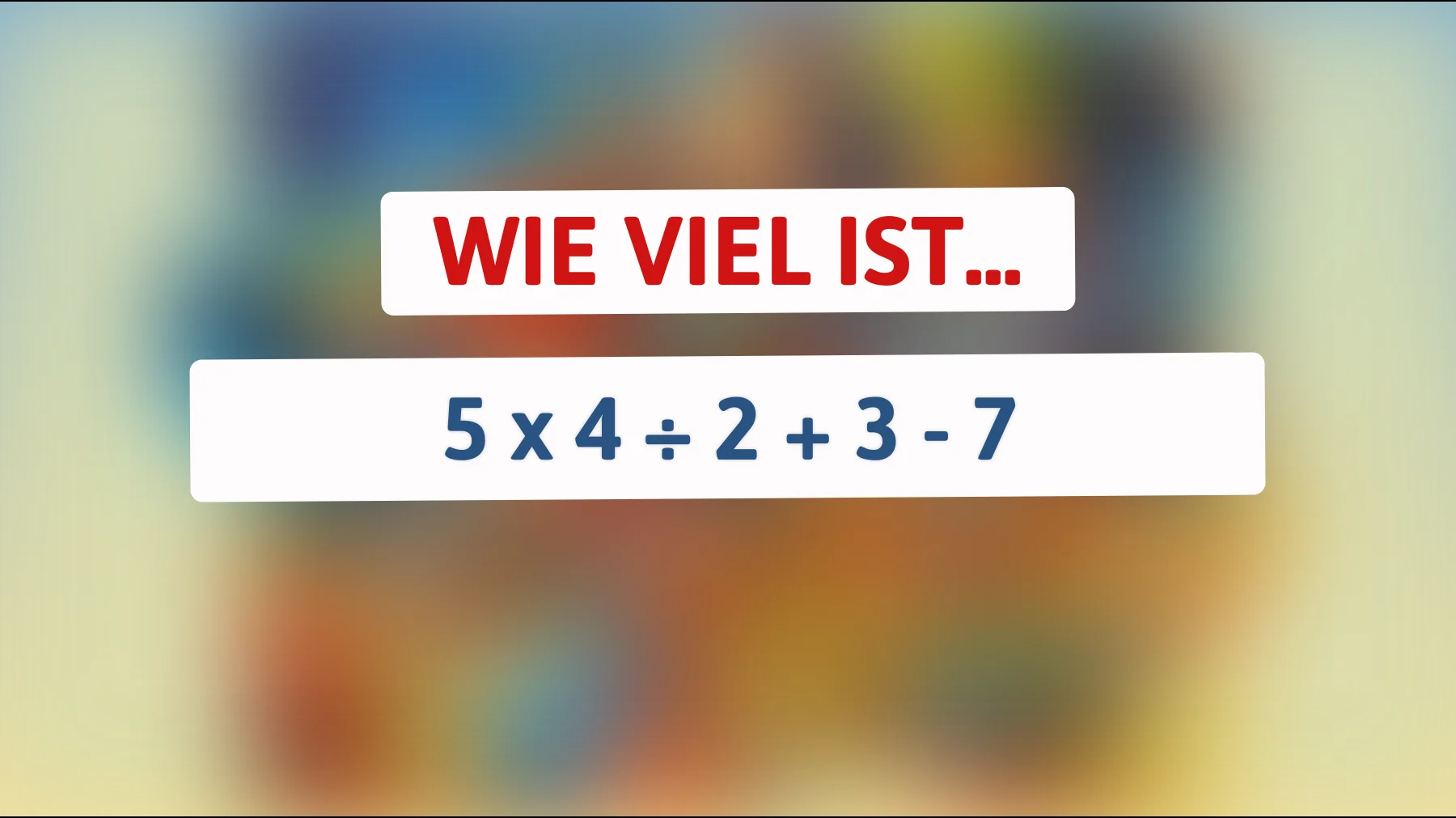 Nur 1% der Menschen können dieses mathematische Rätsel lösen – können Sie es knacken?"