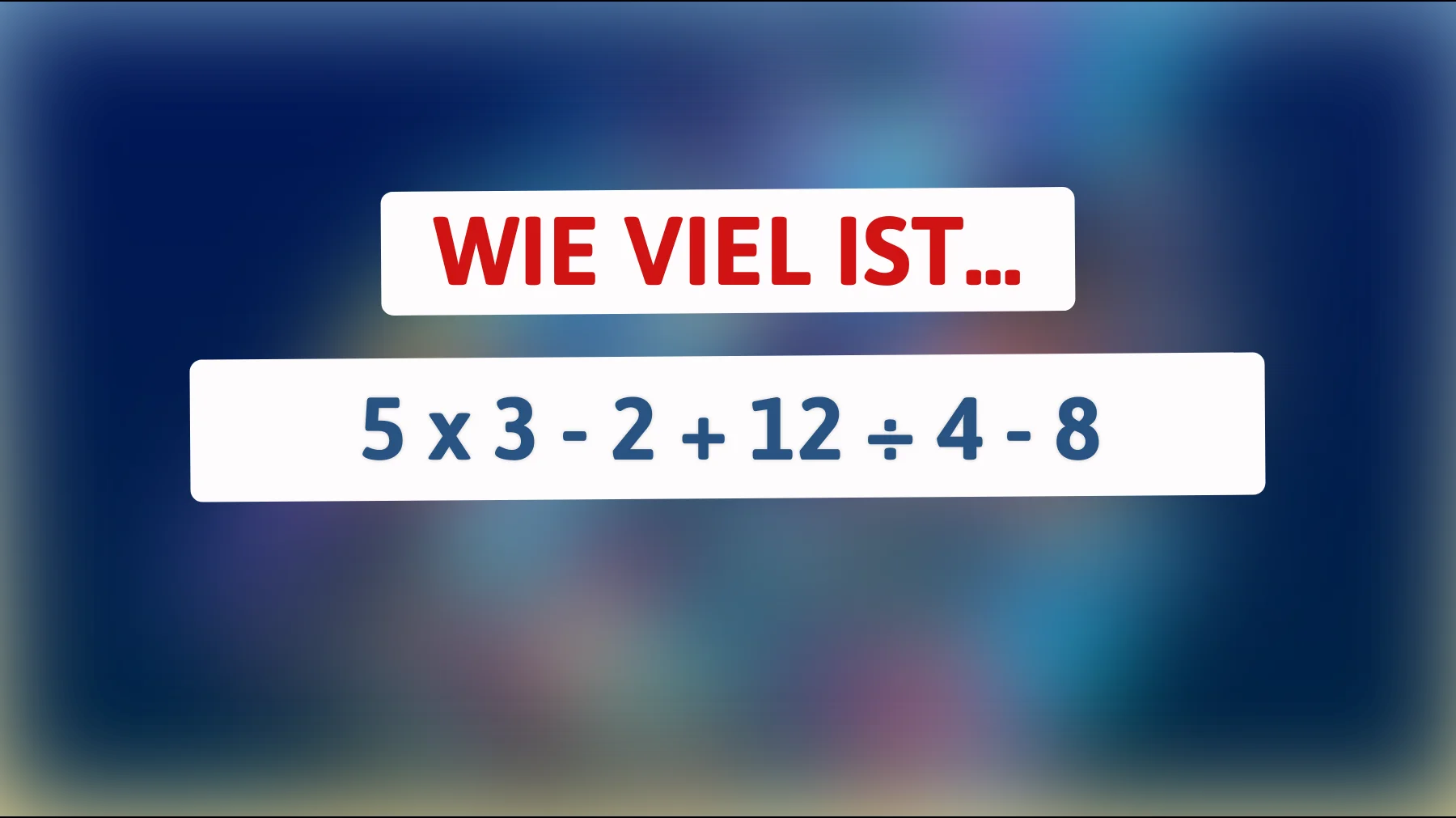 Nur 1% der Menschen kann dieses einfache Mathe-Rätsel lösen – bist du einer von ihnen?"