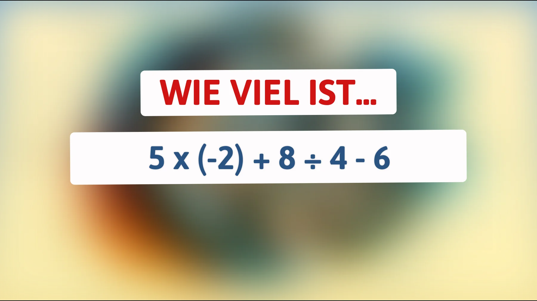 Nur 1% der Menschen schaffen dieses knifflige Rätsel: Kannst du die richtige Antwort finden?"