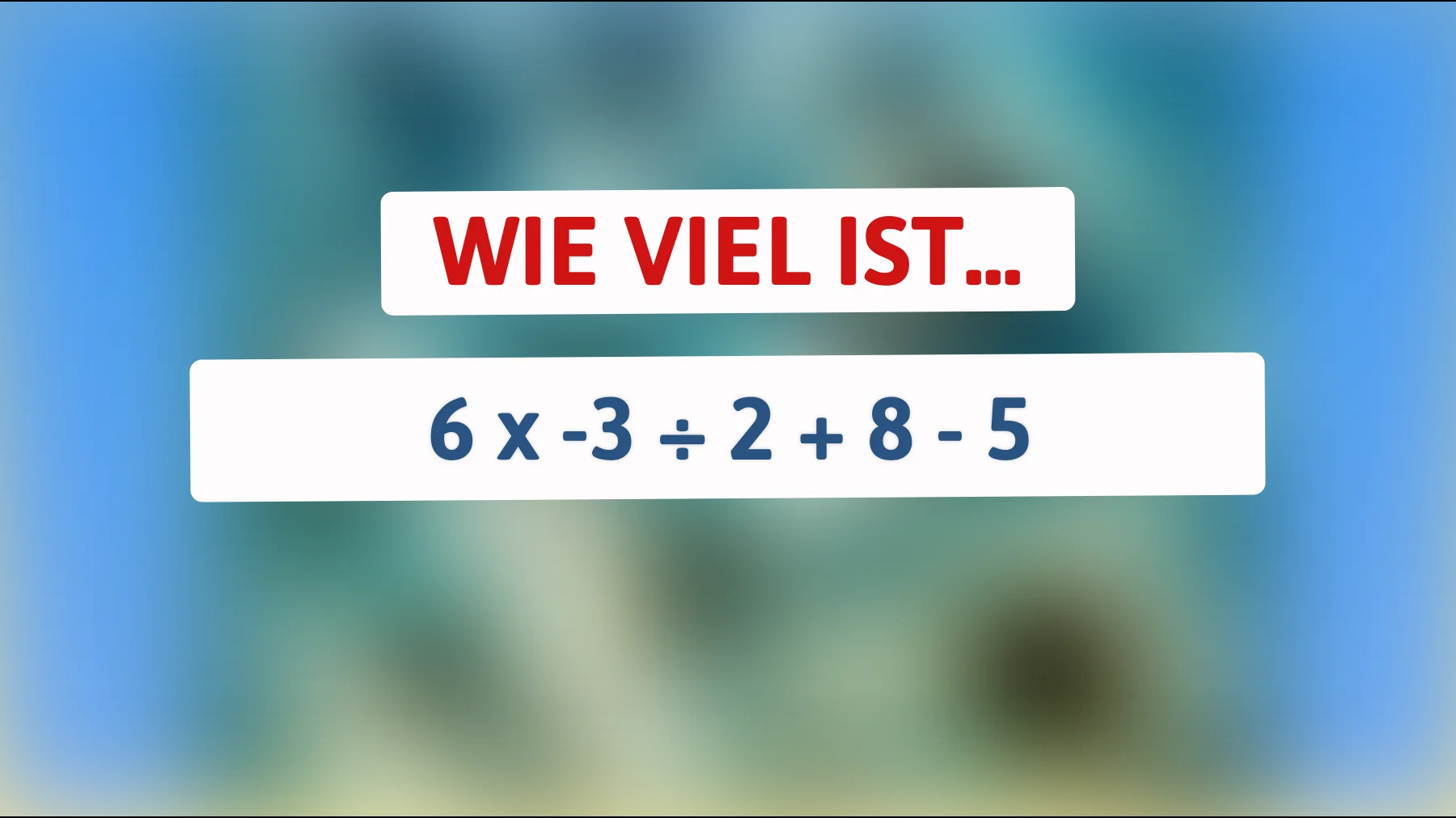 Nur 1% der klügsten Köpfe schaffen dieses Mathe-Rätsel: Kannst du die Lösung herausfinden?"